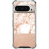 White Rose Gold Marble Pixel 9/9 Pro Clear Case
